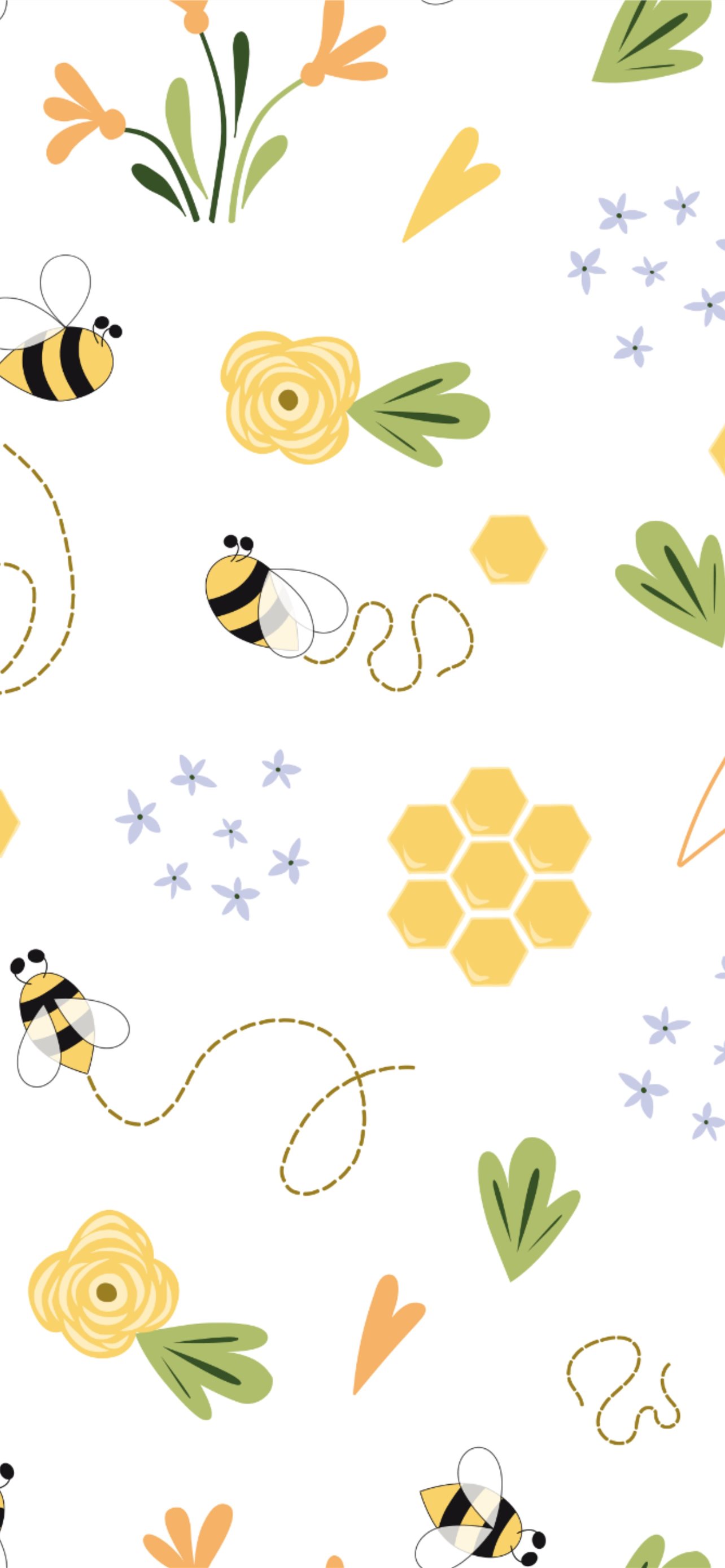 honey bee iPhone wallpaper 