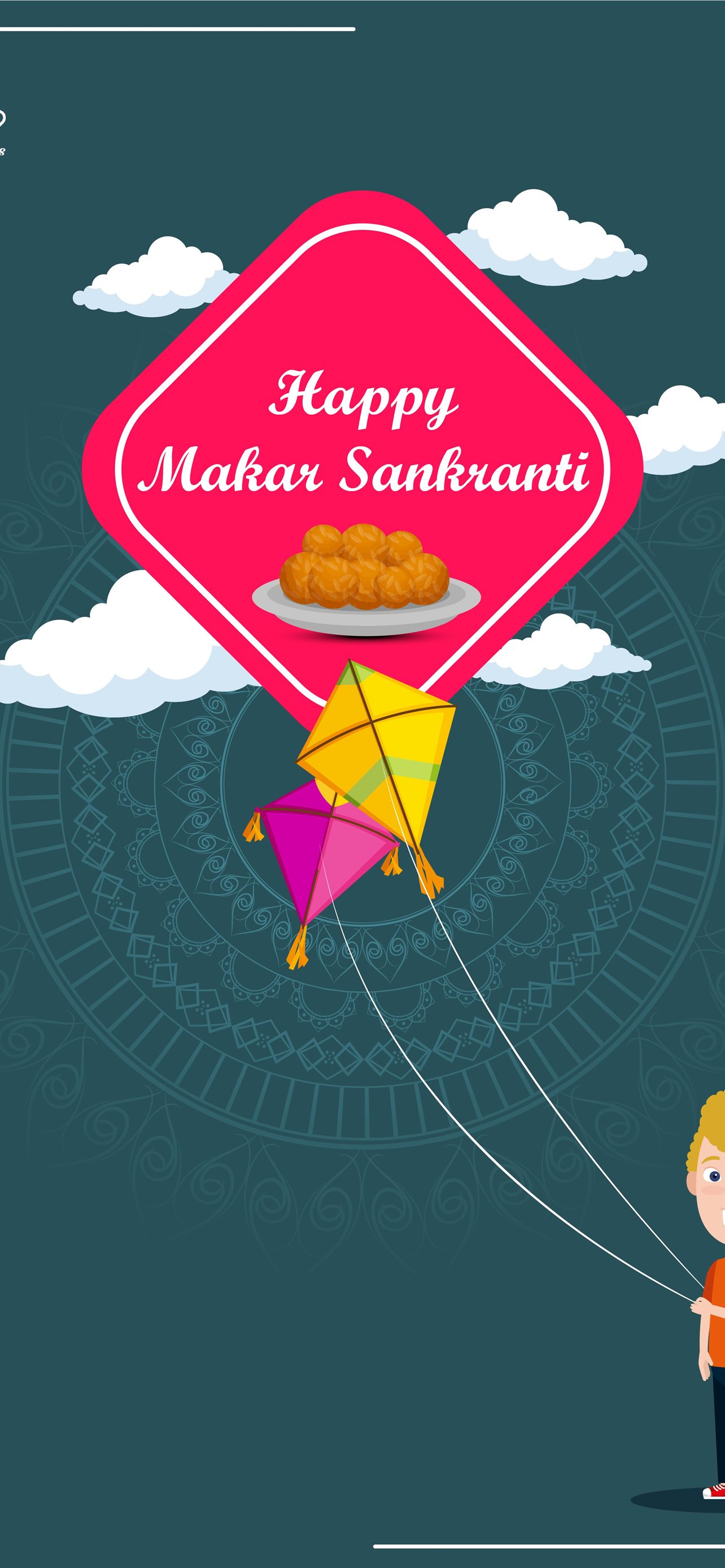 illustration of Makar Sankranti wallpaper with colorful kite for festival  of India, Stock Vector, Vector And Low Budget Royalty Free Image. Pic.  ESY-053661814 | agefotostock