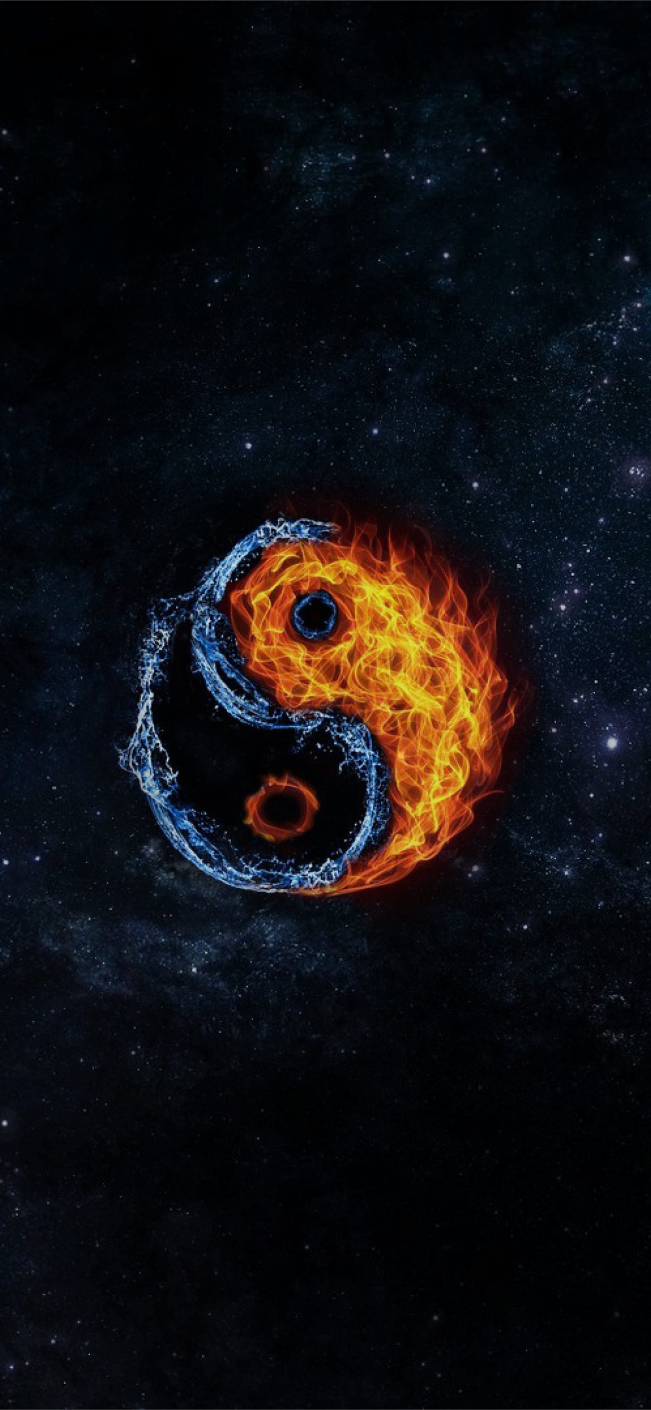 yin and yang iPhone wallpaper 