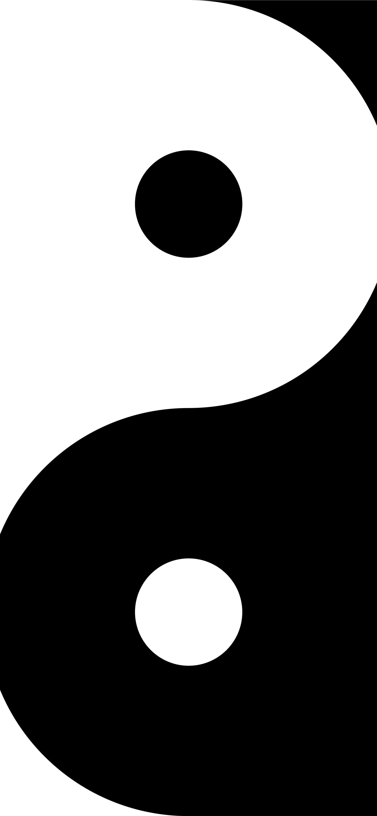 yin and yang iPhone wallpaper 