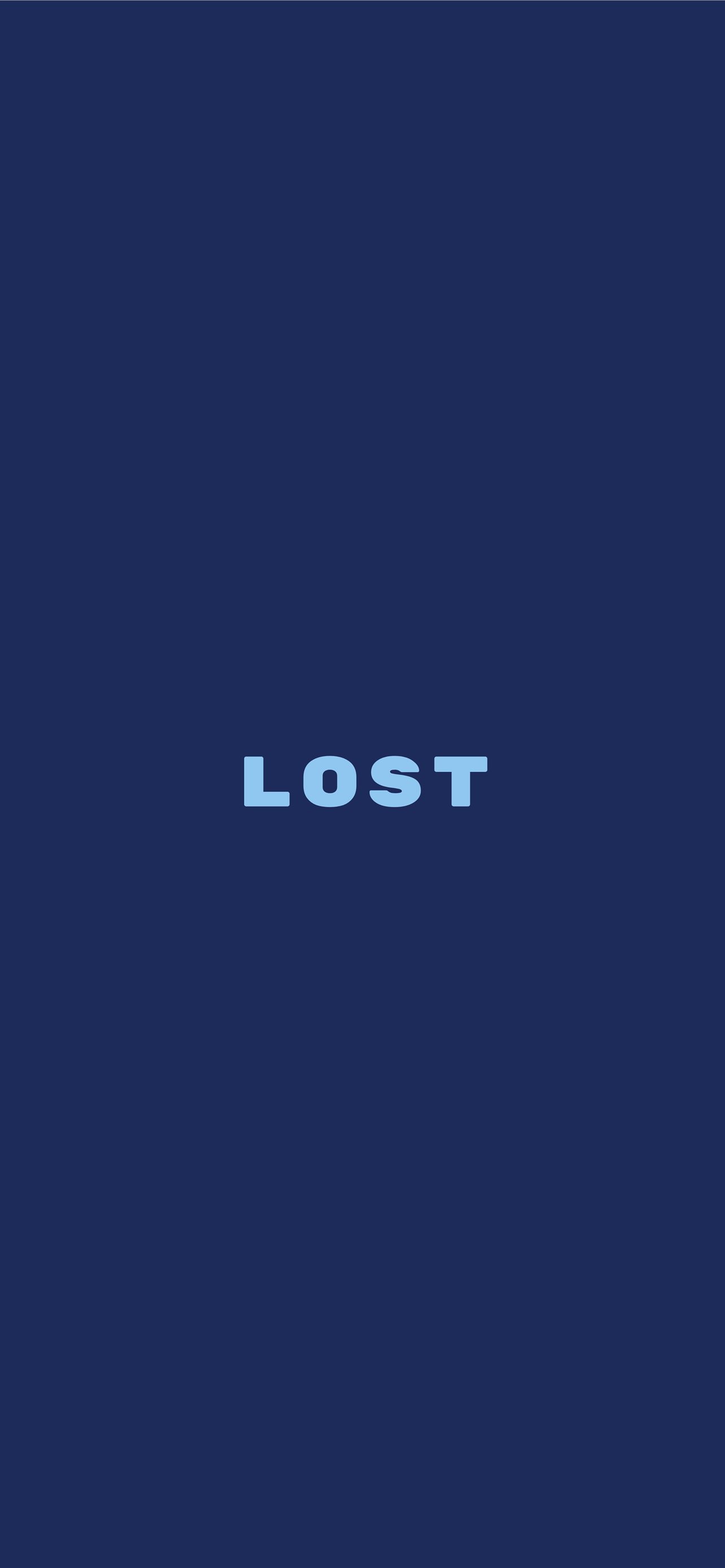 lost iPhone wallpaper 