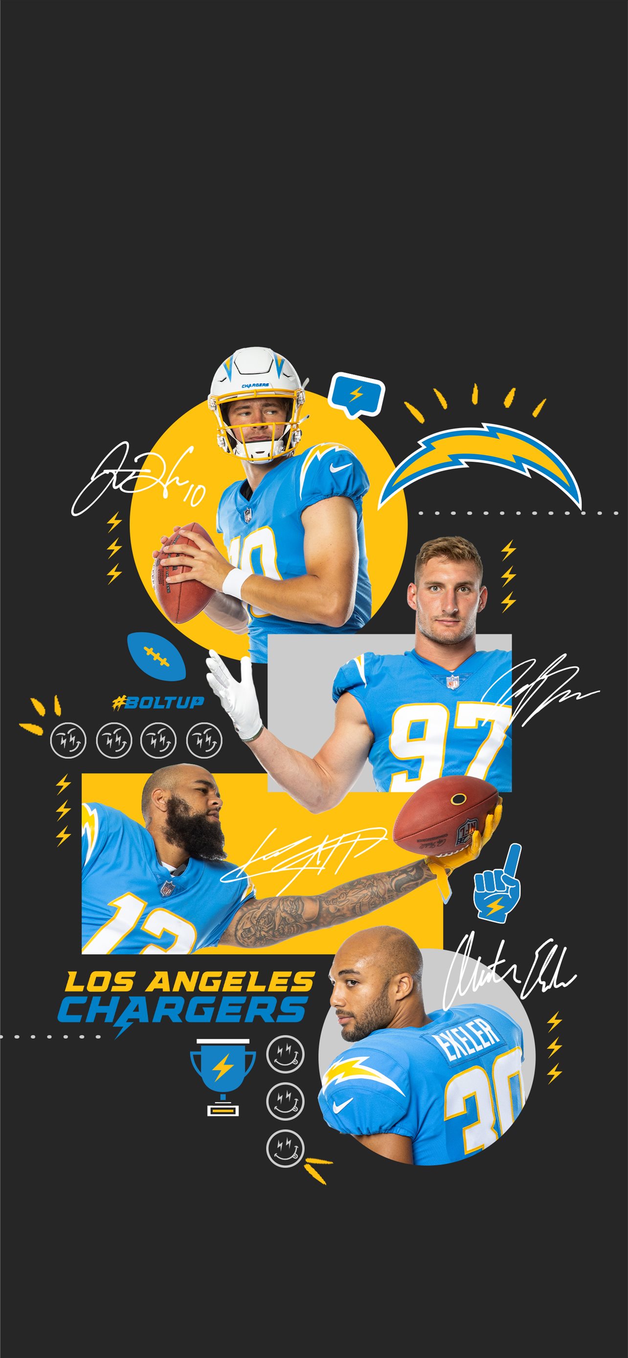 Los Angeles Chargers wallpaper  Los angeles chargers Los angeles chargers  logo Chargers football
