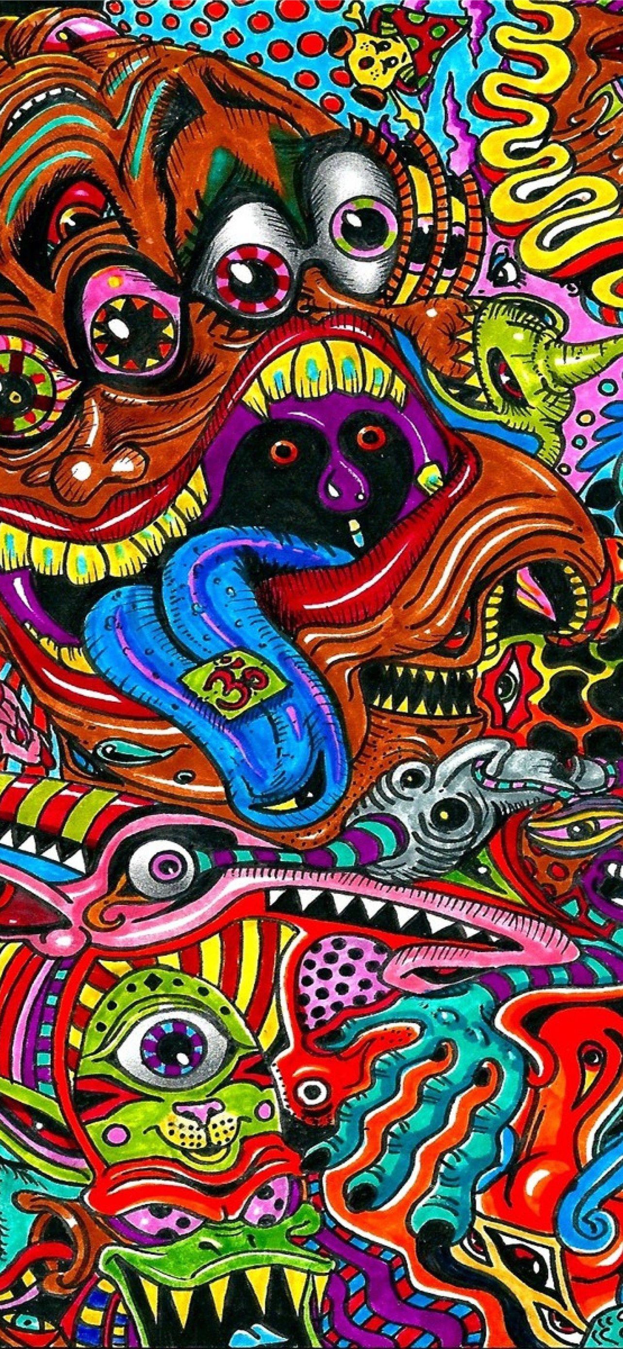 Psychedelic art psy art HD phone wallpaper  Peakpx