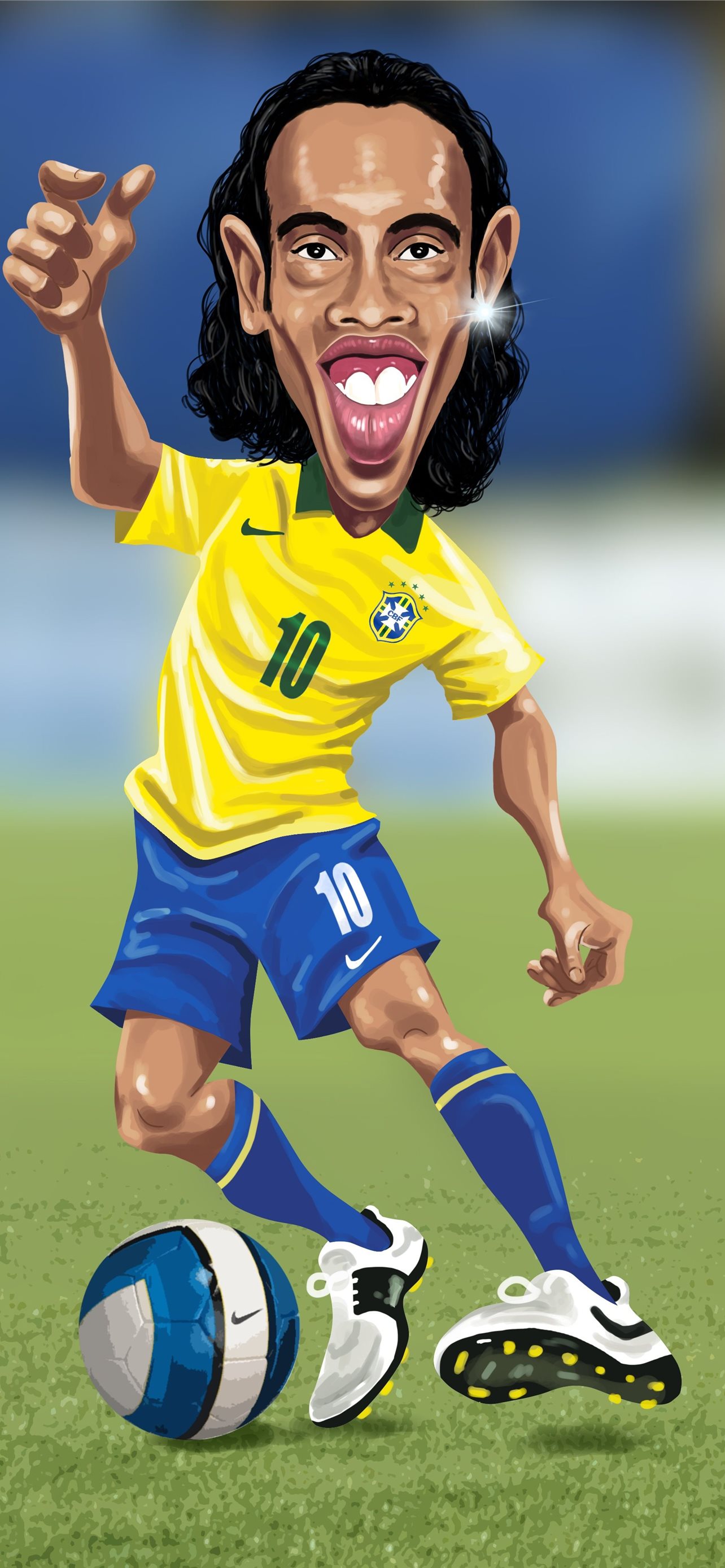 Ronaldinho wallpaper by Aneek004 - Download on ZEDGE™ | 2d5f