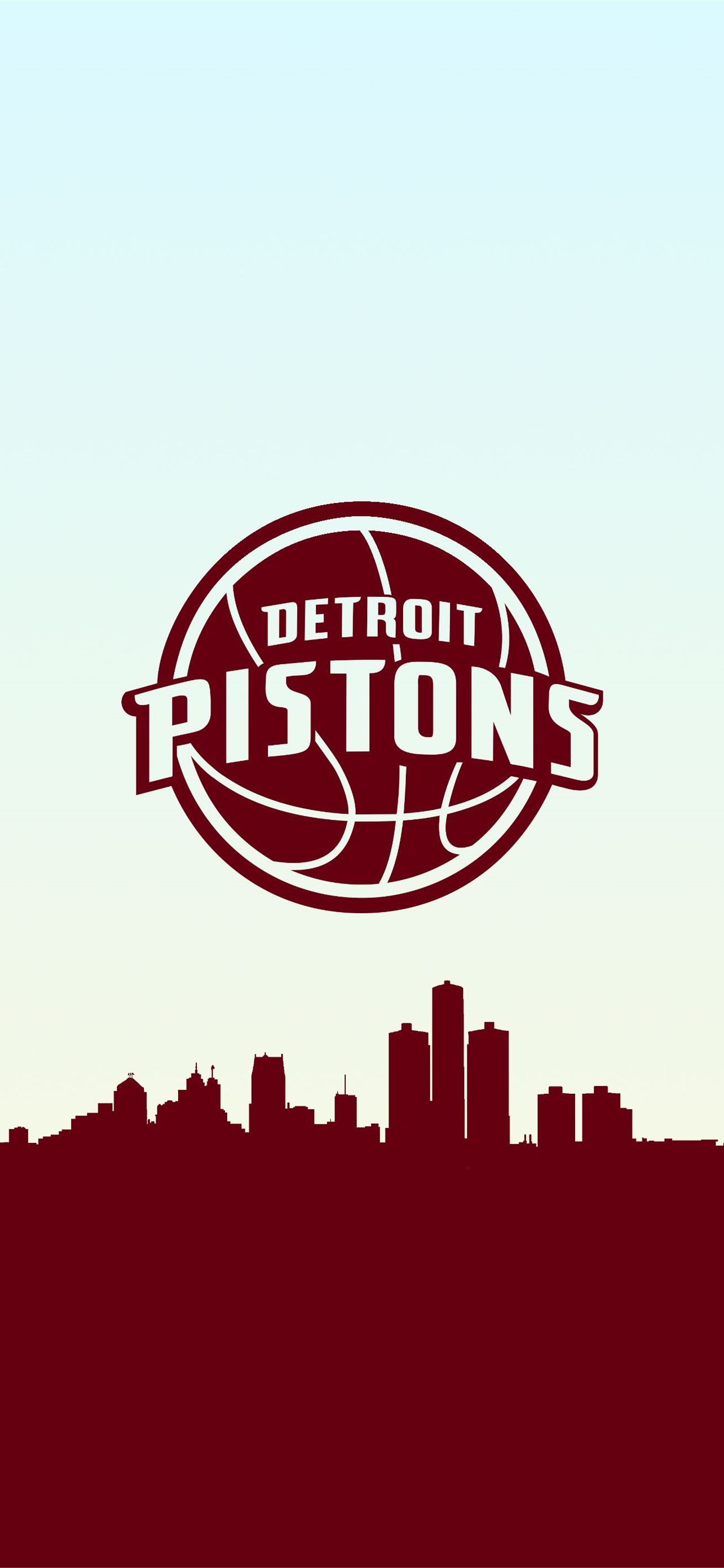 Detroit Pistons Wordmark Logo Wallpaper by llu258 on DeviantArt