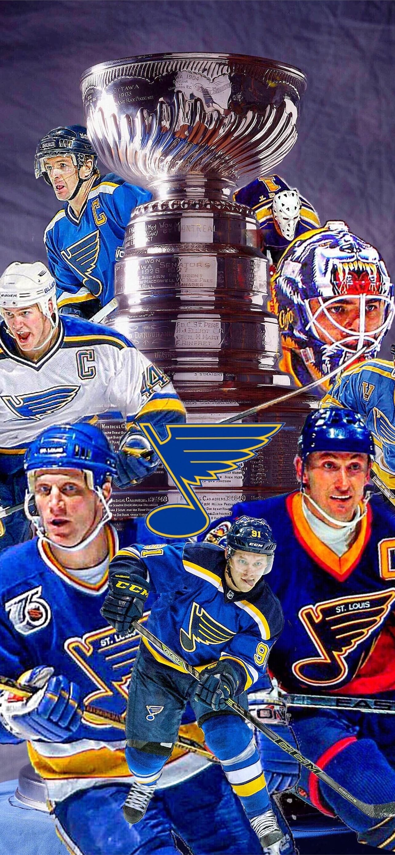 St Louis Blues (NHL) iPhone 6/7/8 Lock Screen Wallpaper