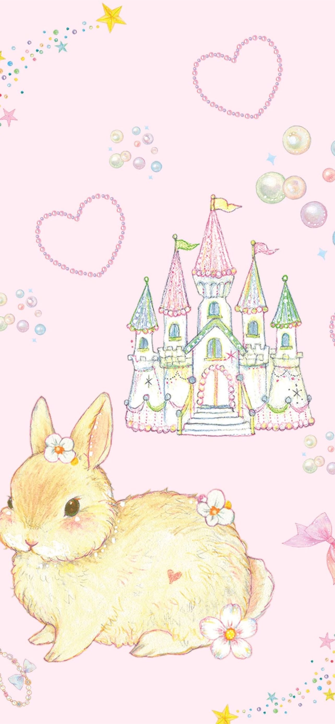 bunny drop iPhone wallpaper 