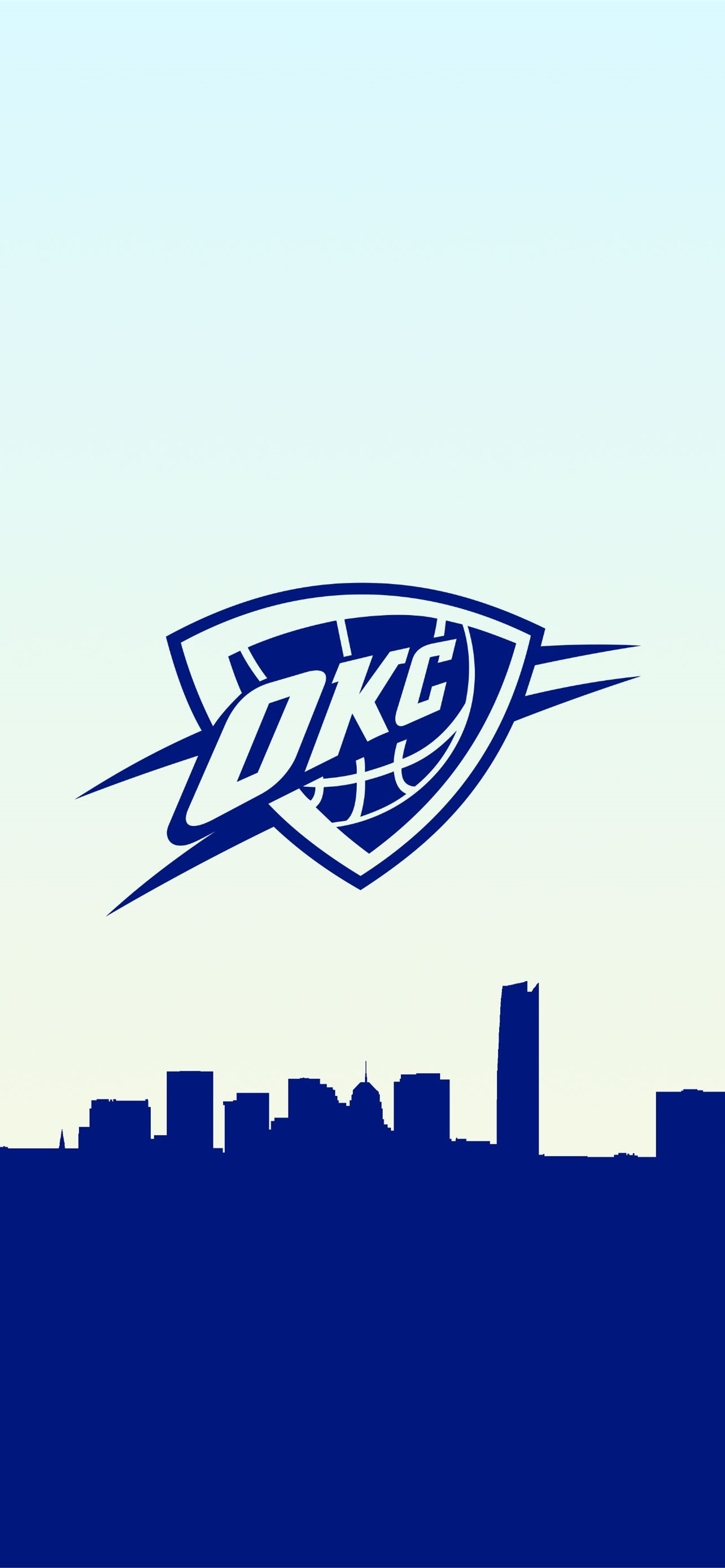 OKC Thunder Wallpaper iPhone Background Oklahoma City  Oklahoma city  thunder logo Okc thunder Thunder