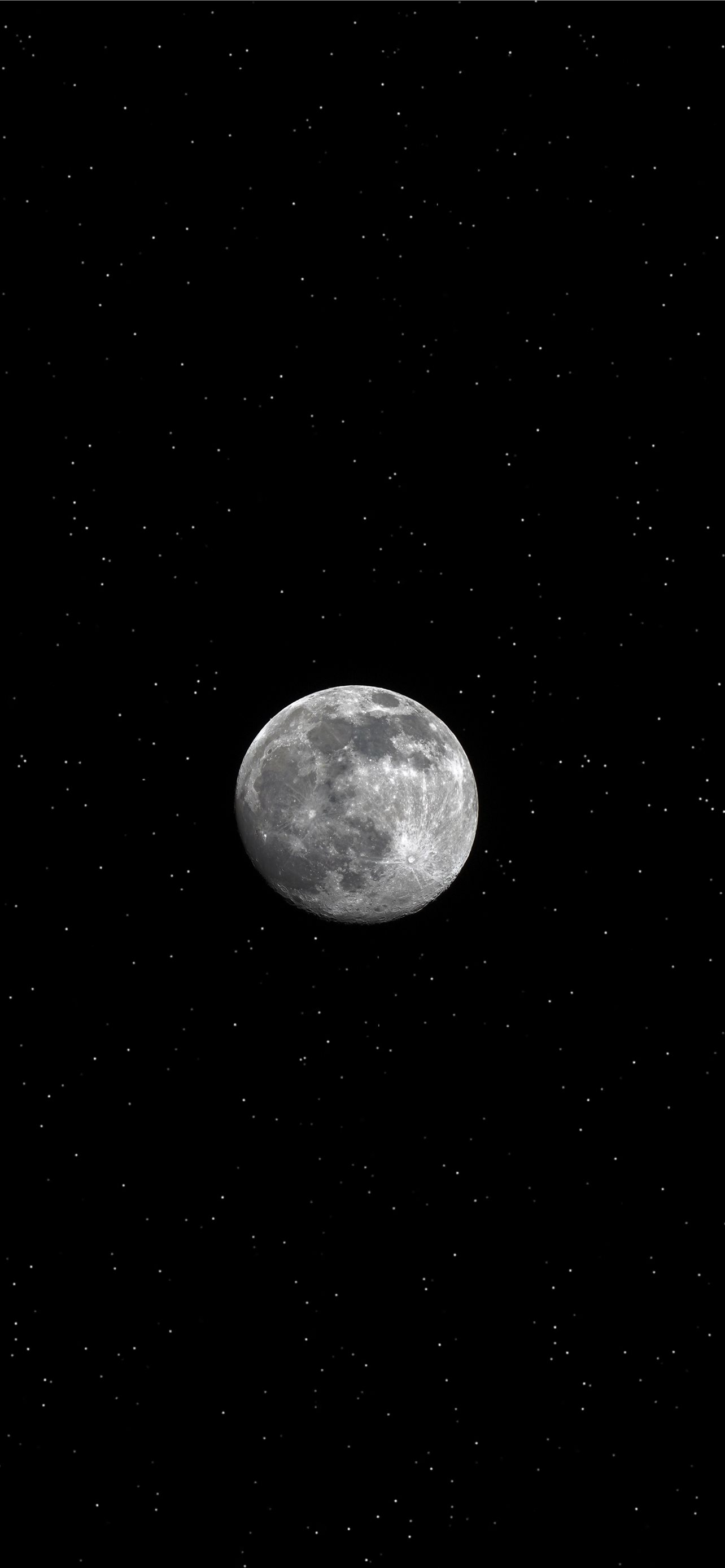 full moon in the night sky iPhone wallpaper 
