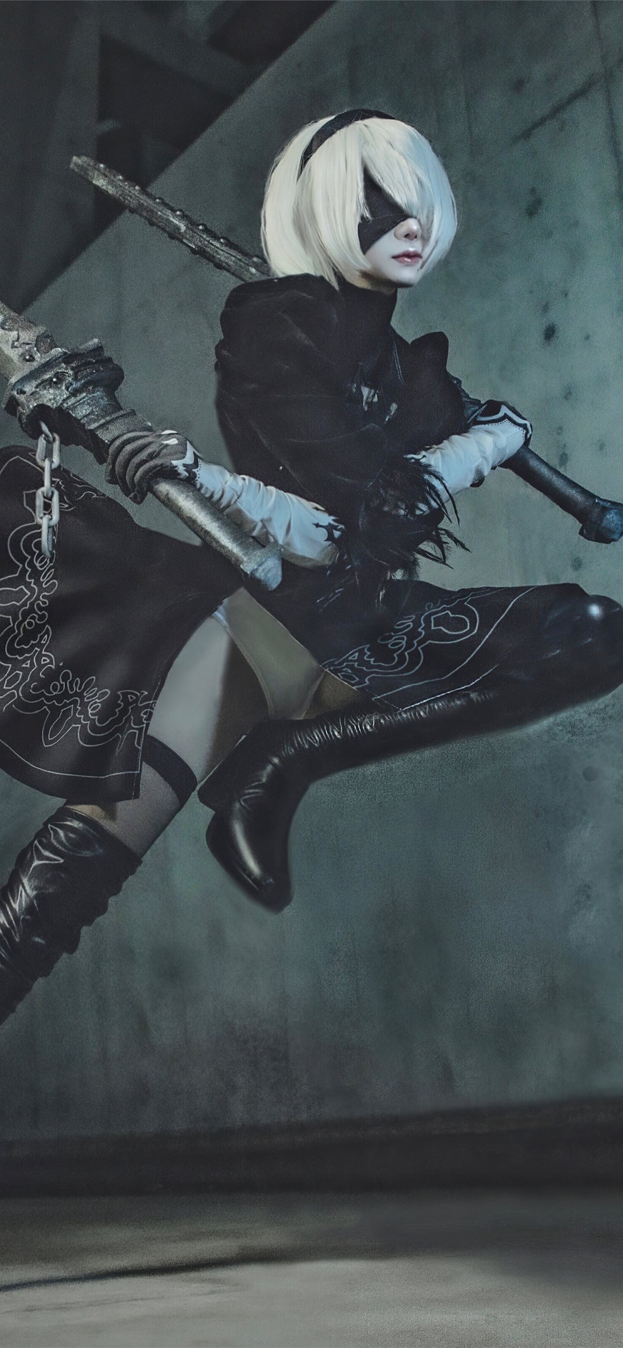 Nier Automata 2b Cosplay Girl 4k Hd Games 4k Wallpape 