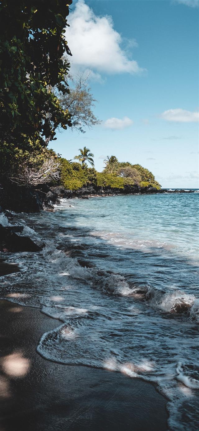 Tropical afternoon in beautiful Maui  Hawaii iPhone 12 wallpaper 