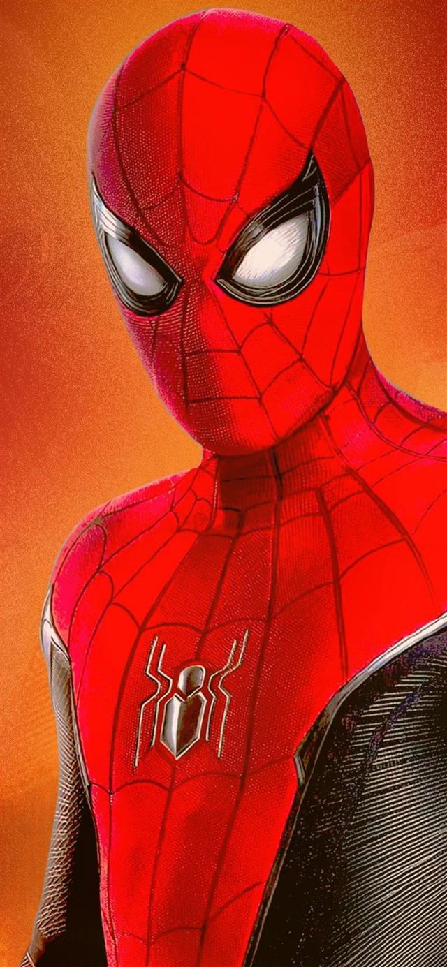 spiderman far from home imax poster iPhone 12 wallpaper 