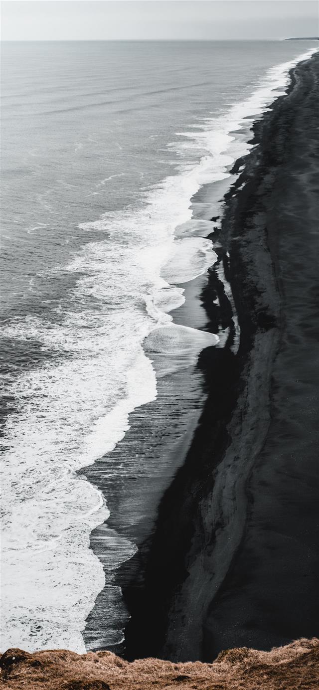 seashore at daytime iPhone 12 wallpaper 