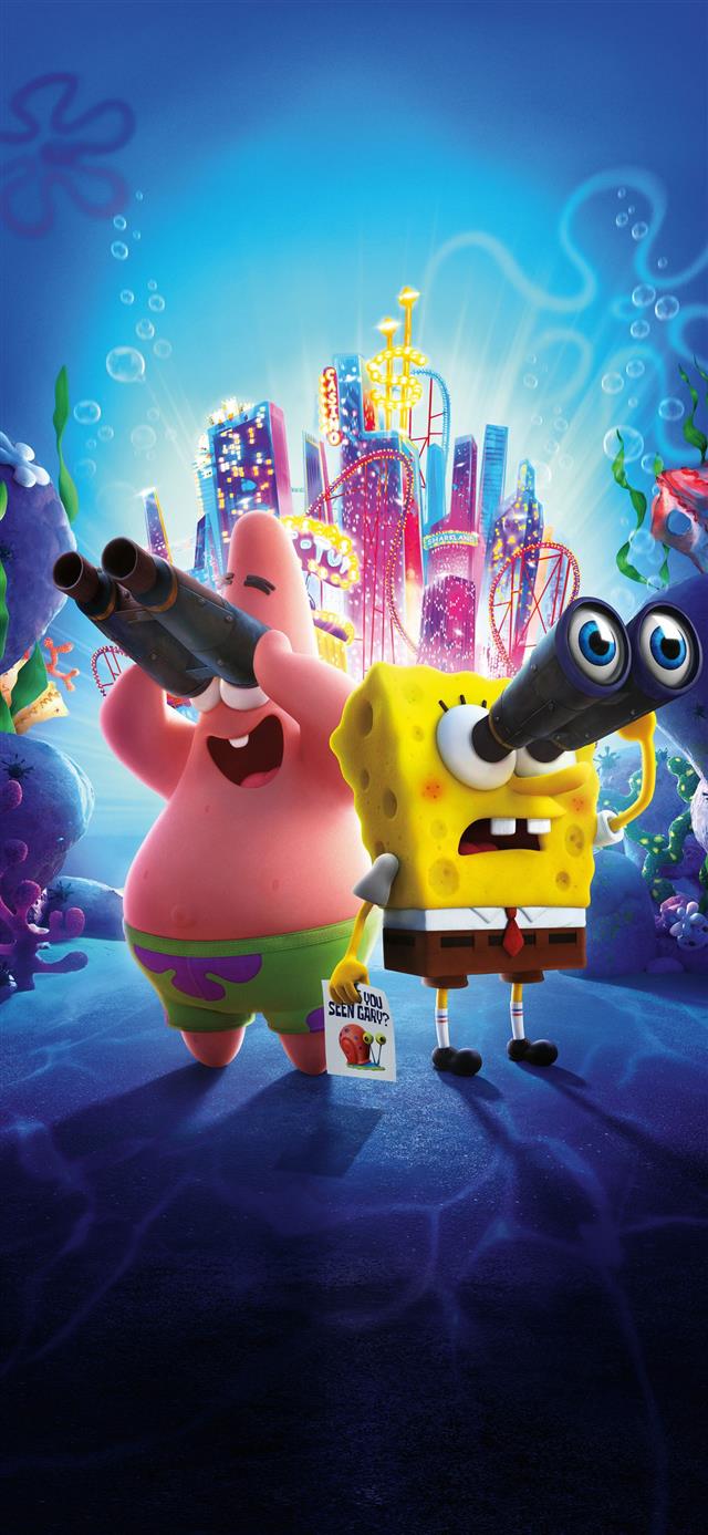 the spongebob movie sponge on the run 8k iPhone 12 wallpaper 