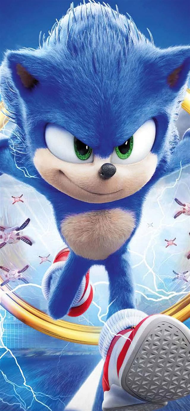 sonic the hedgehog movie new iPhone 12 wallpaper 