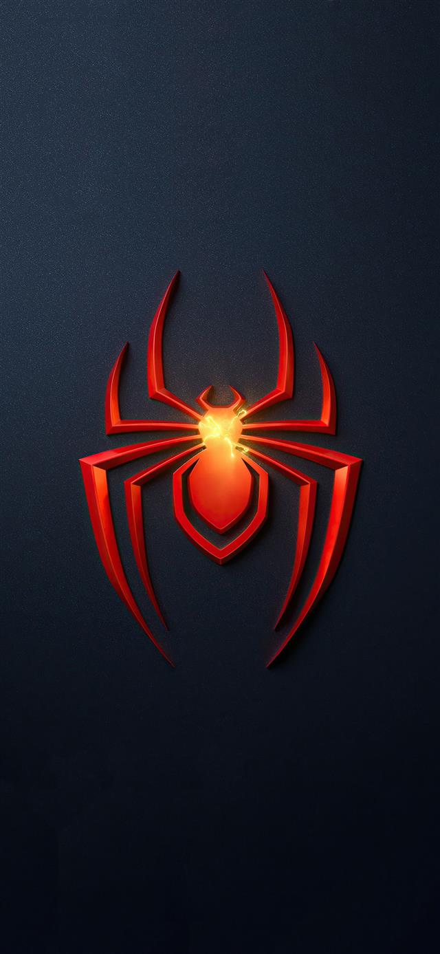 spider man miles morales ps5 game logo 4k iPhone 12 wallpaper 