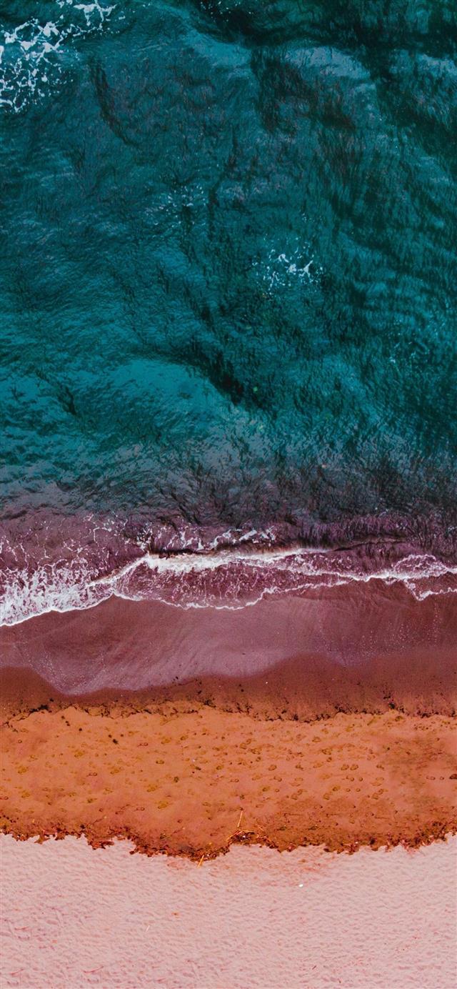 morning waves iPhone 12 wallpaper 
