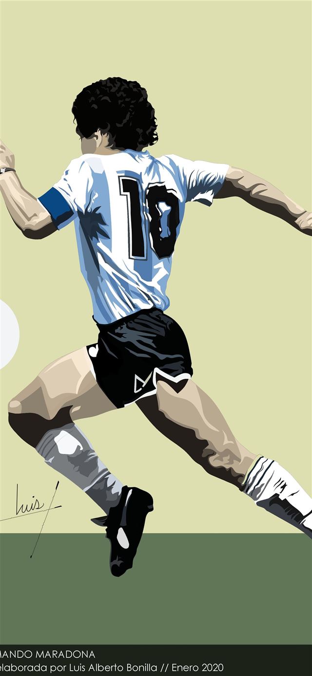 Diego Armando Maradona en 2020 iPhone 12 wallpaper 