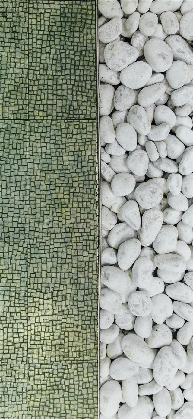 white pebble lot collage iPhone 12 wallpaper 