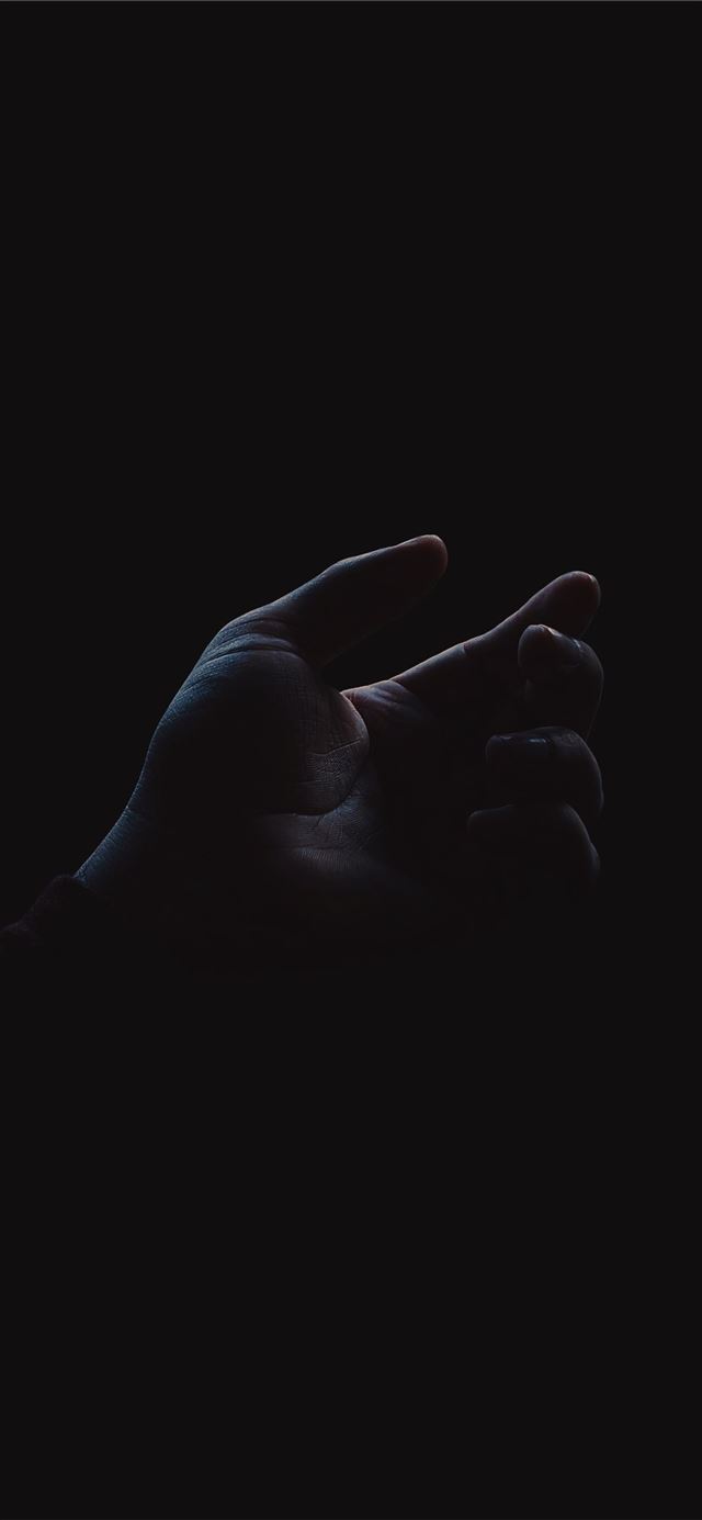 left person's palm iPhone 12 wallpaper 