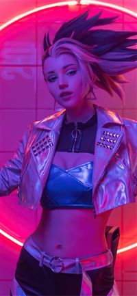 lol kda cosplay 4k wallpaper