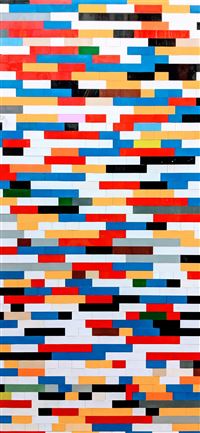 blue red and white artwork wallpaper