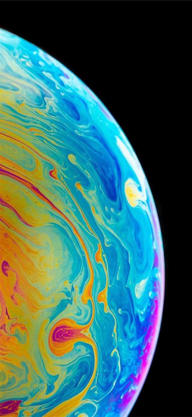 multicolored planet closeup photography iPhone 12 wallpaper 