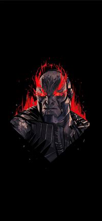 dark seid justice league minimal 4k wallpaper