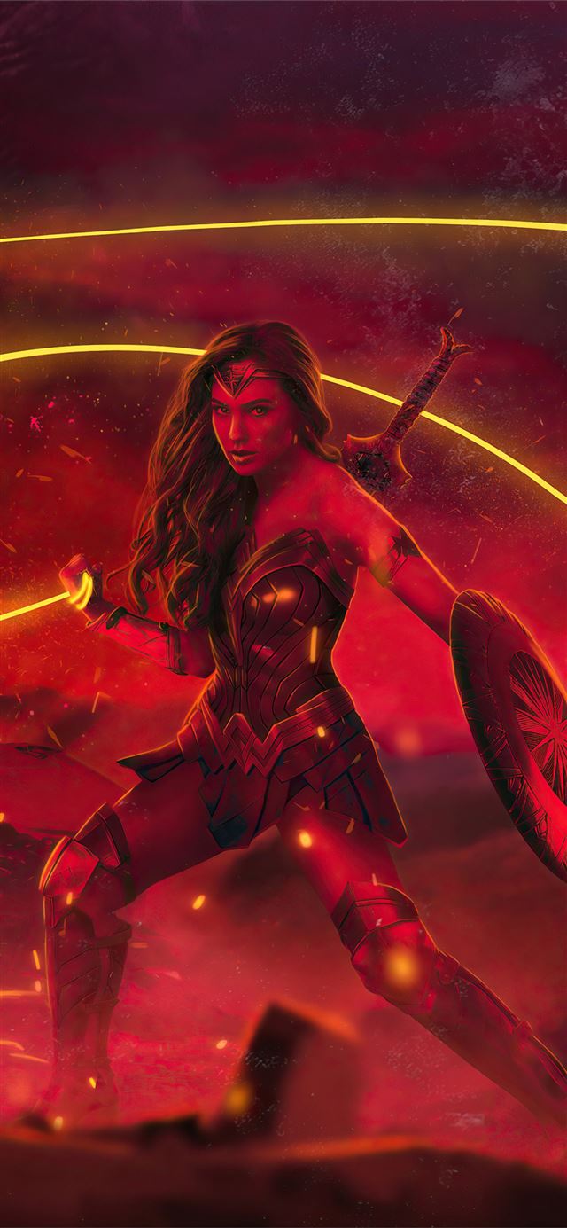 zack snyders justice league wonder woman poster 5k iPhone 12 wallpaper 