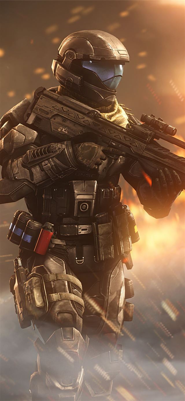 incendiary halo 4k iPhone 12 wallpaper 