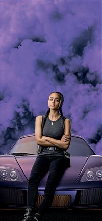 nathalie emmanuel as ramsey in fast 9 8k wallpaper