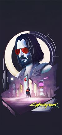 cyberpunk 2077 ft keanu reeves minimal 4k wallpaper