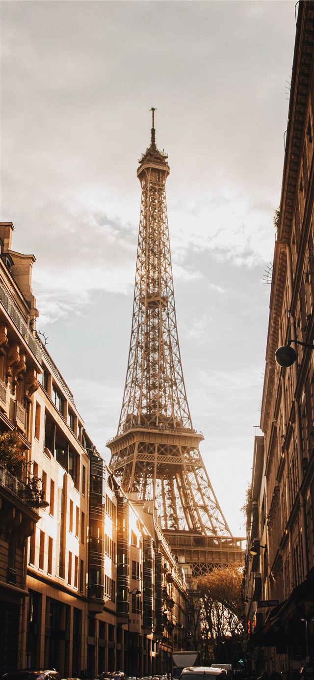 eiffel tower in paris during daytime iPhone 12 wallpaper 