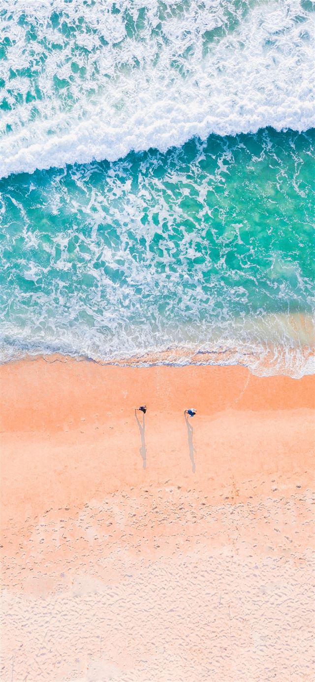 beach shore during day time iPhone 12 wallpaper 