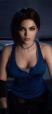 jill resident evil cosplay wallpaper