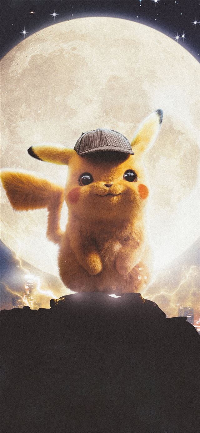 pokemon detective pikachu poster 5k iPhone 12 wallpaper 