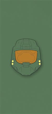 halo master chief minimal 4k wallpaper