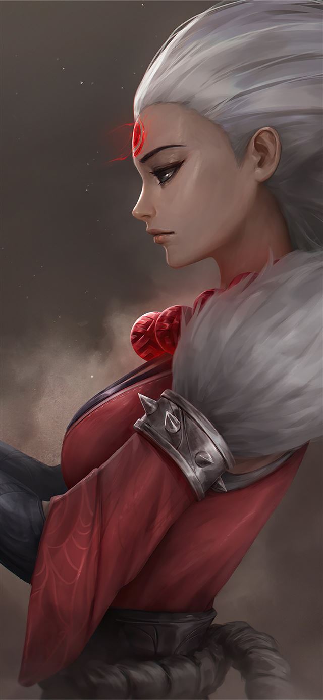diana the blood moons call league of legends 4k iPhone 12 wallpaper 
