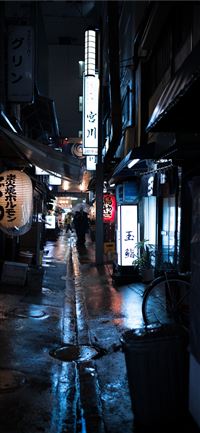 man walking in the street wallpaper