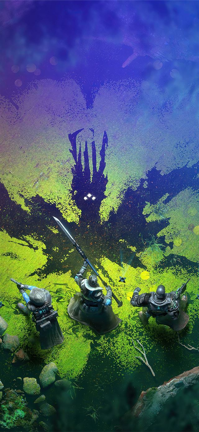 desinty 2 the witch queen 5k iPhone 12 wallpaper 