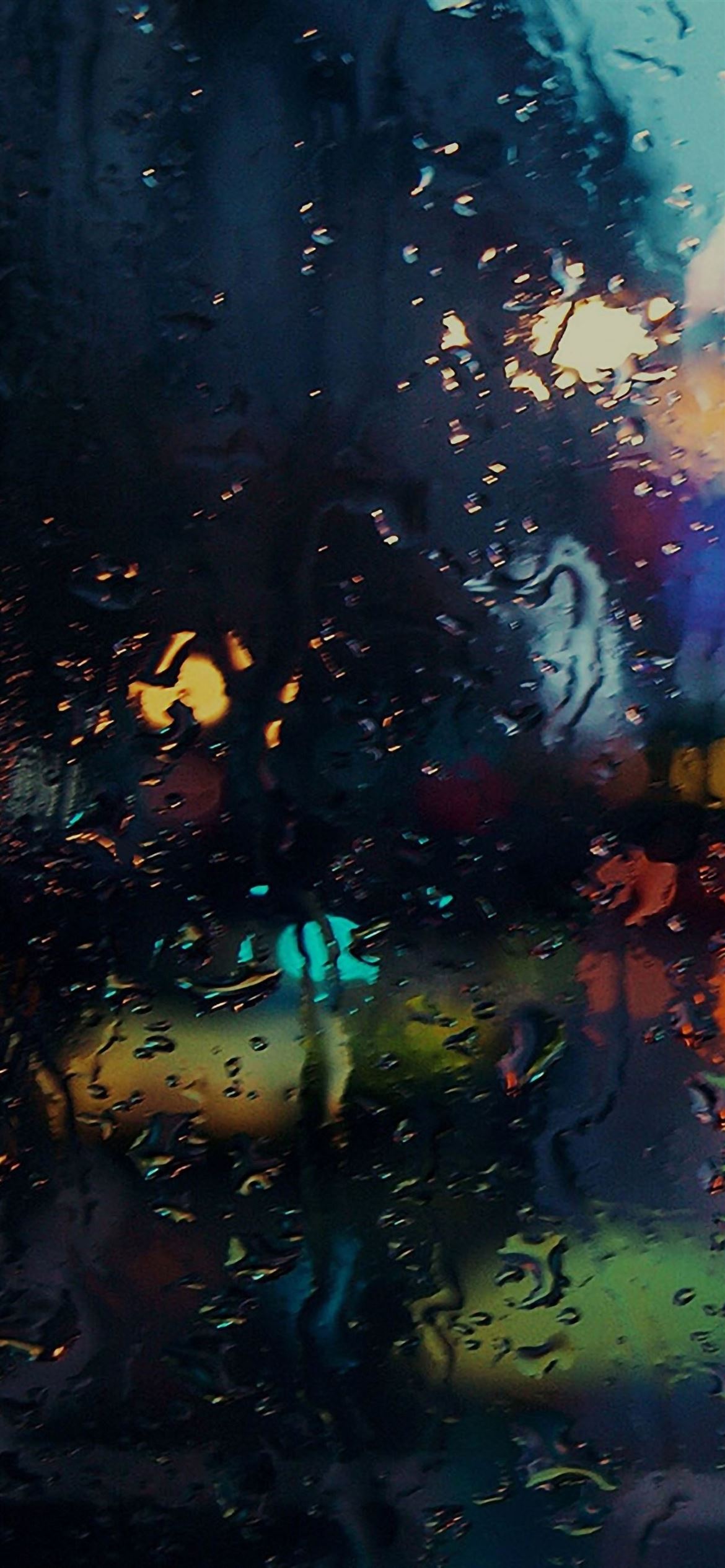 Raining Back Car Window Gloomy Dark Street Iphone Wallpapers Free Download