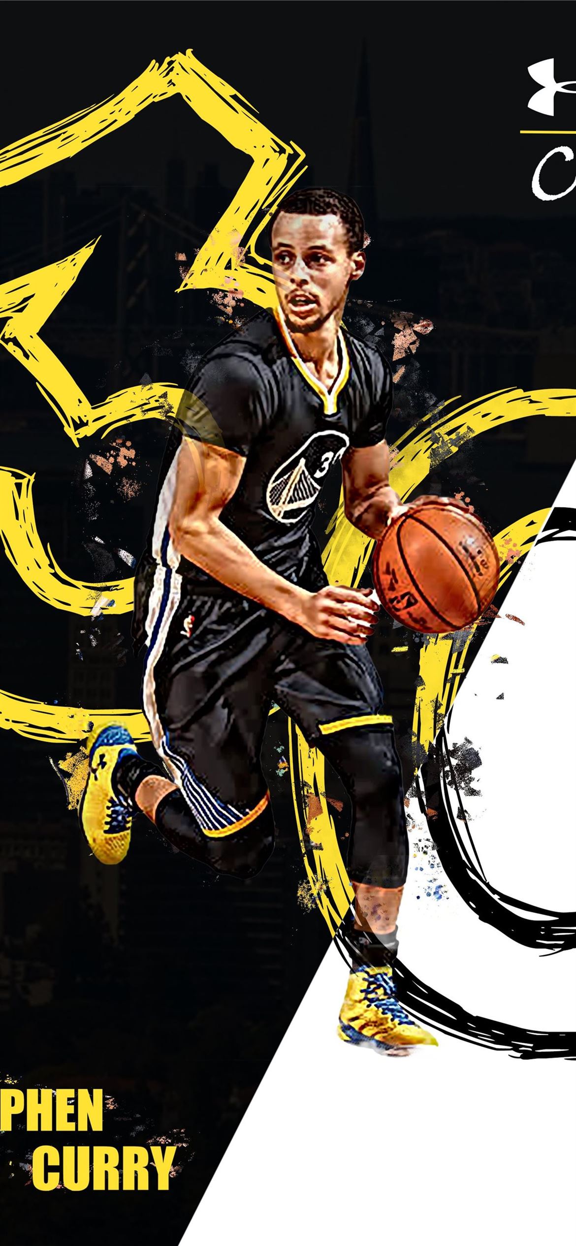Stephen Curry Iphone Wallpaper / Stephen Curry Layup 2560×1600
