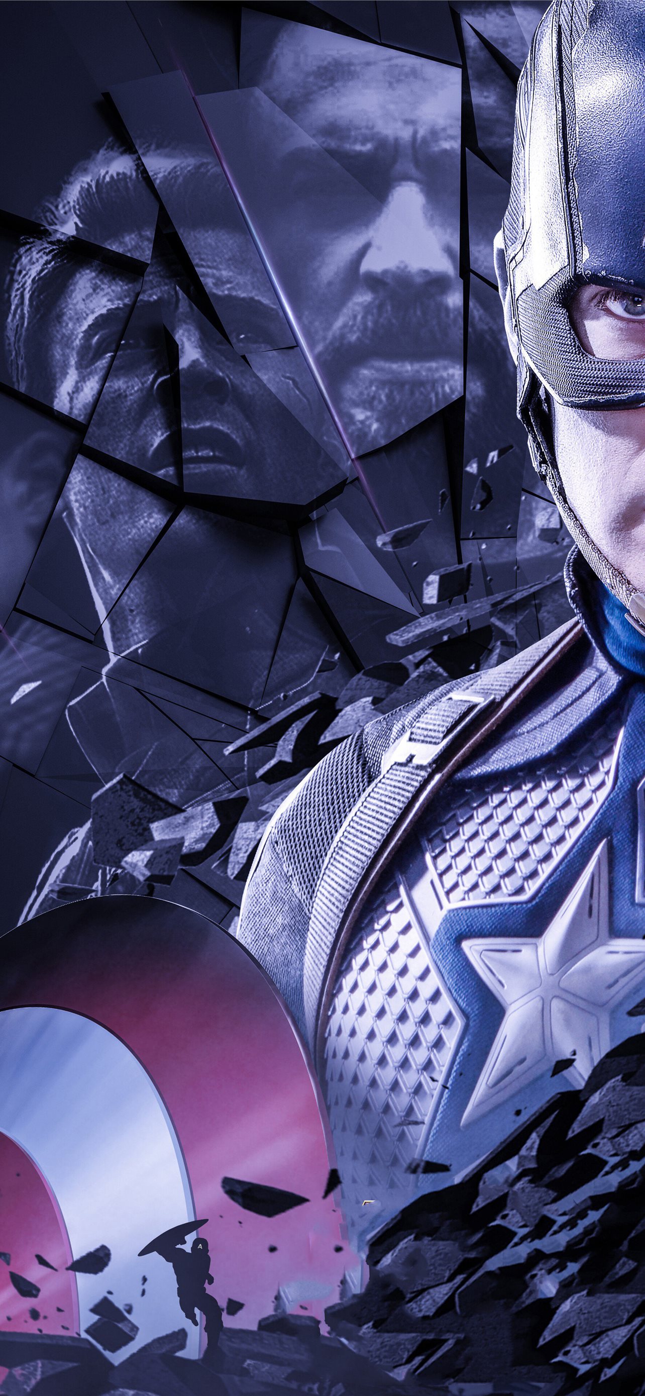 330539 Captain America Avengers Endgame 4K phone H... iPhone Wallpapers  Free Download