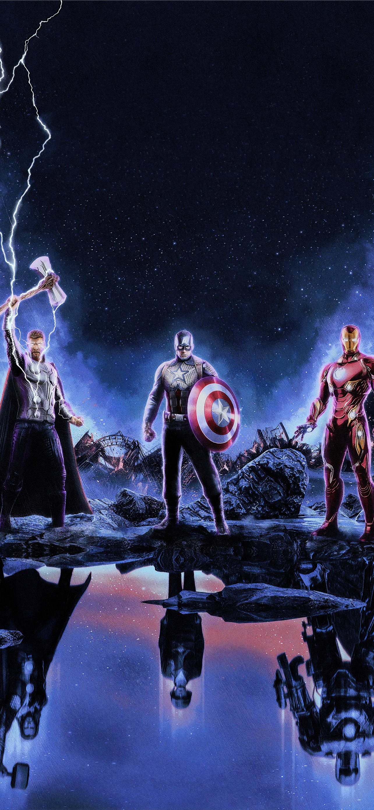 The Trinity Avengers Endgame HD Movies 4K Images P... iPhone Wallpapers  Free Download