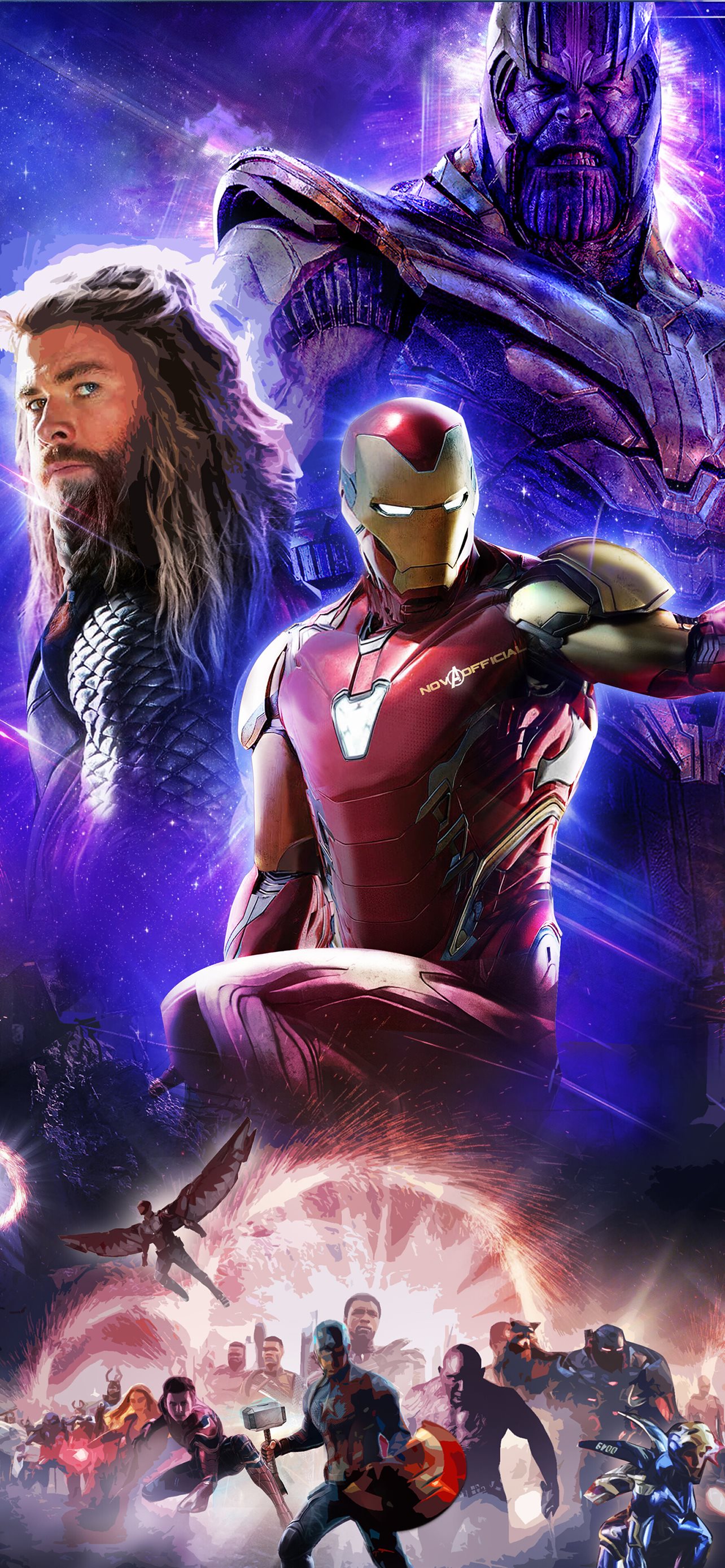 330530 Thor Iron Man Thanos Avengers Endgame 4K ph... iPhone Wallpapers  Free Download