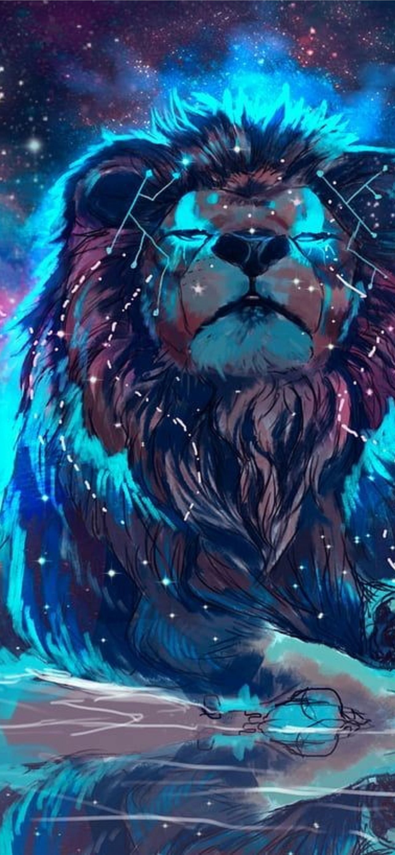 Powerful Lion' Poster by professionaldesigns | Displate