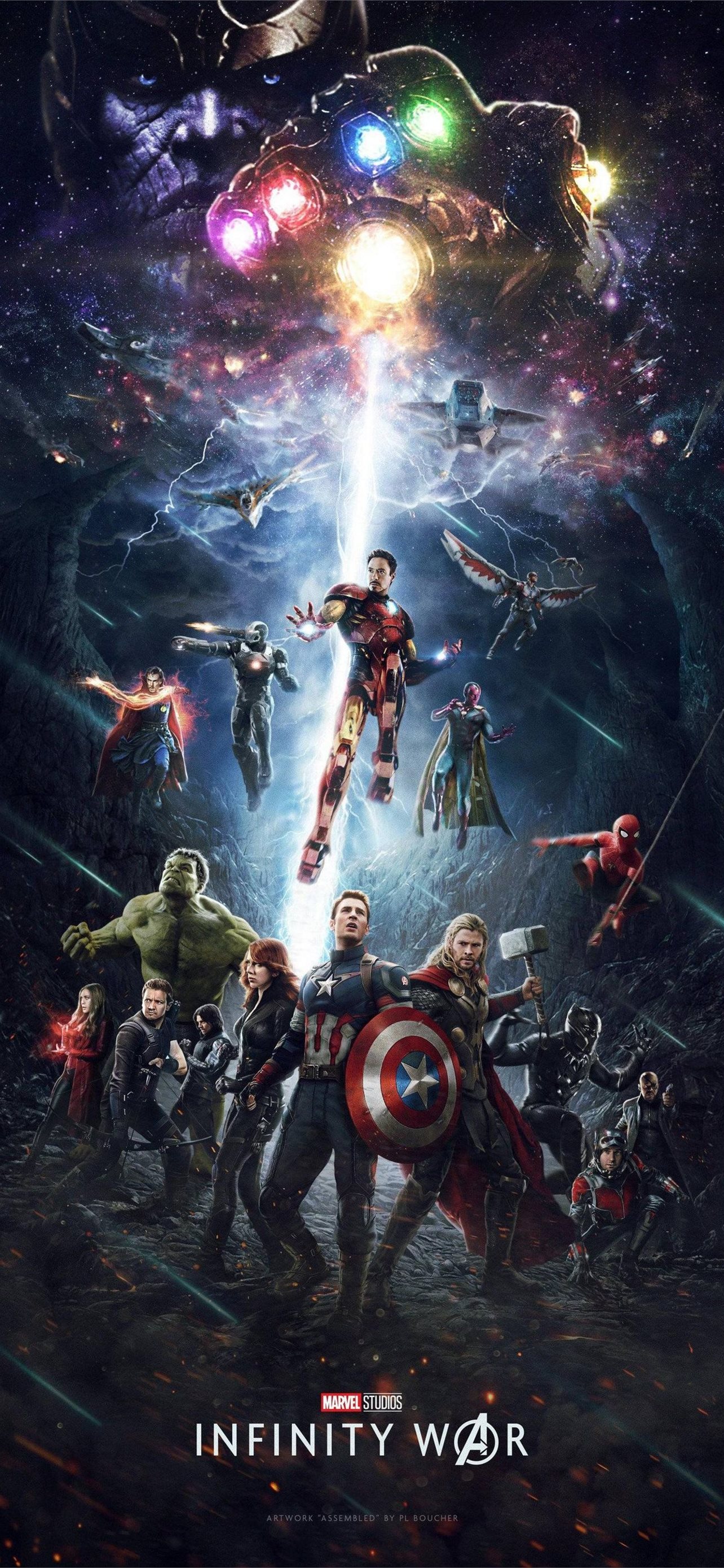 Avengers Infinity War All Superheros and Villain Poster Artwork 4K Wallpaper   Best Wallpapers