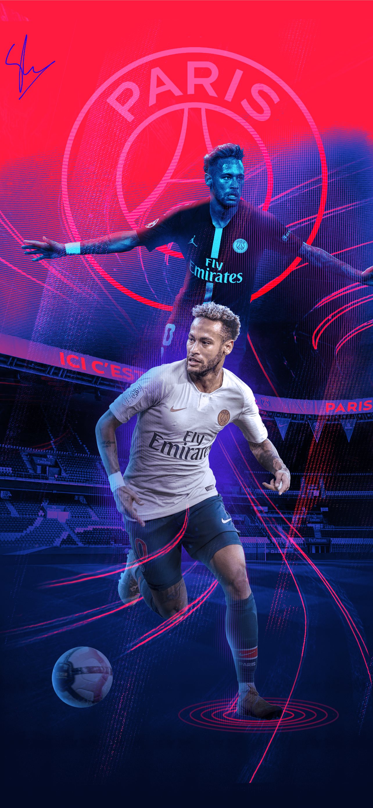 Neymar Football Art Painting 19Football poster canvas material wallpaper  mural suitable for office living room bedroom12x18inch30x45cm   Amazoncouk DIY  Tools