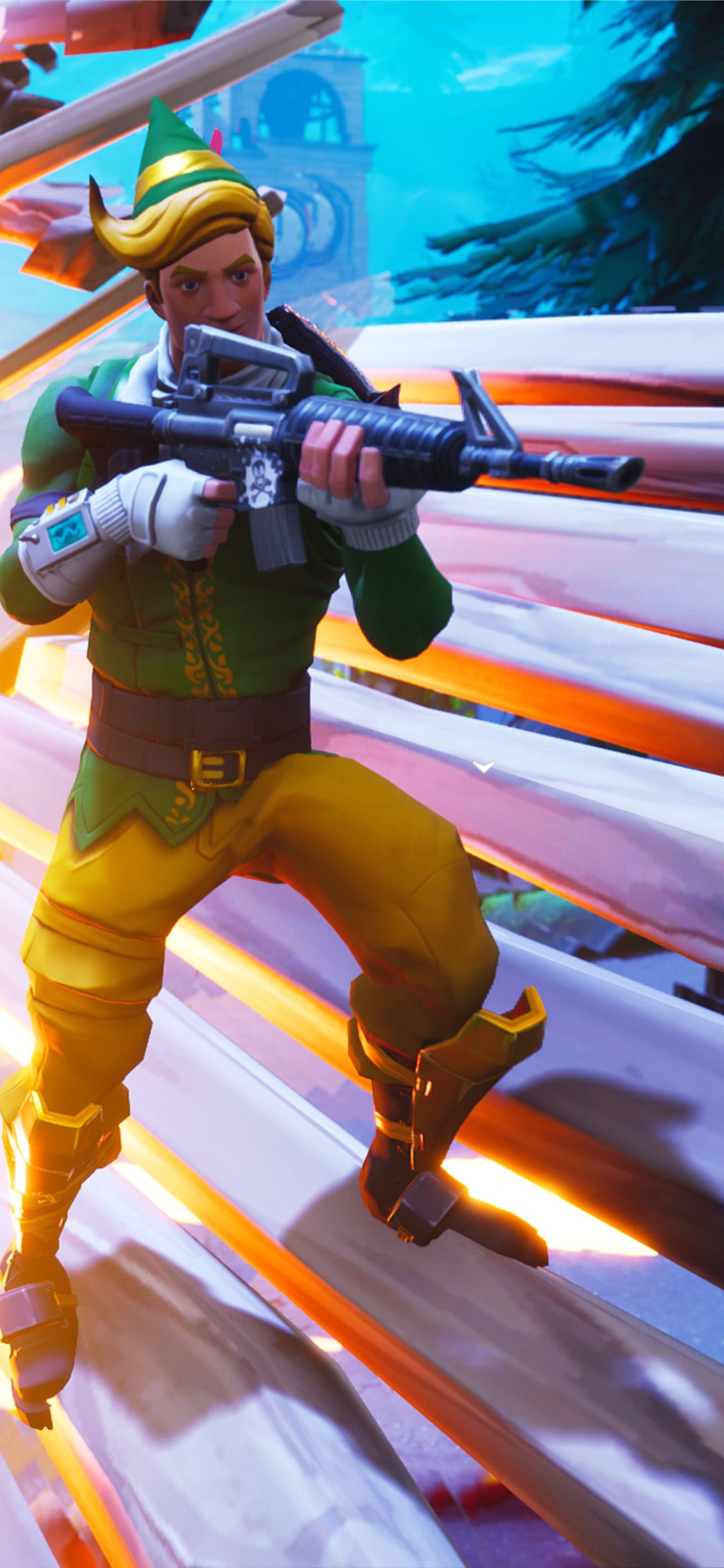 Fortnite Battle Royale 4K Phone iPhone Wallpaper #9711b