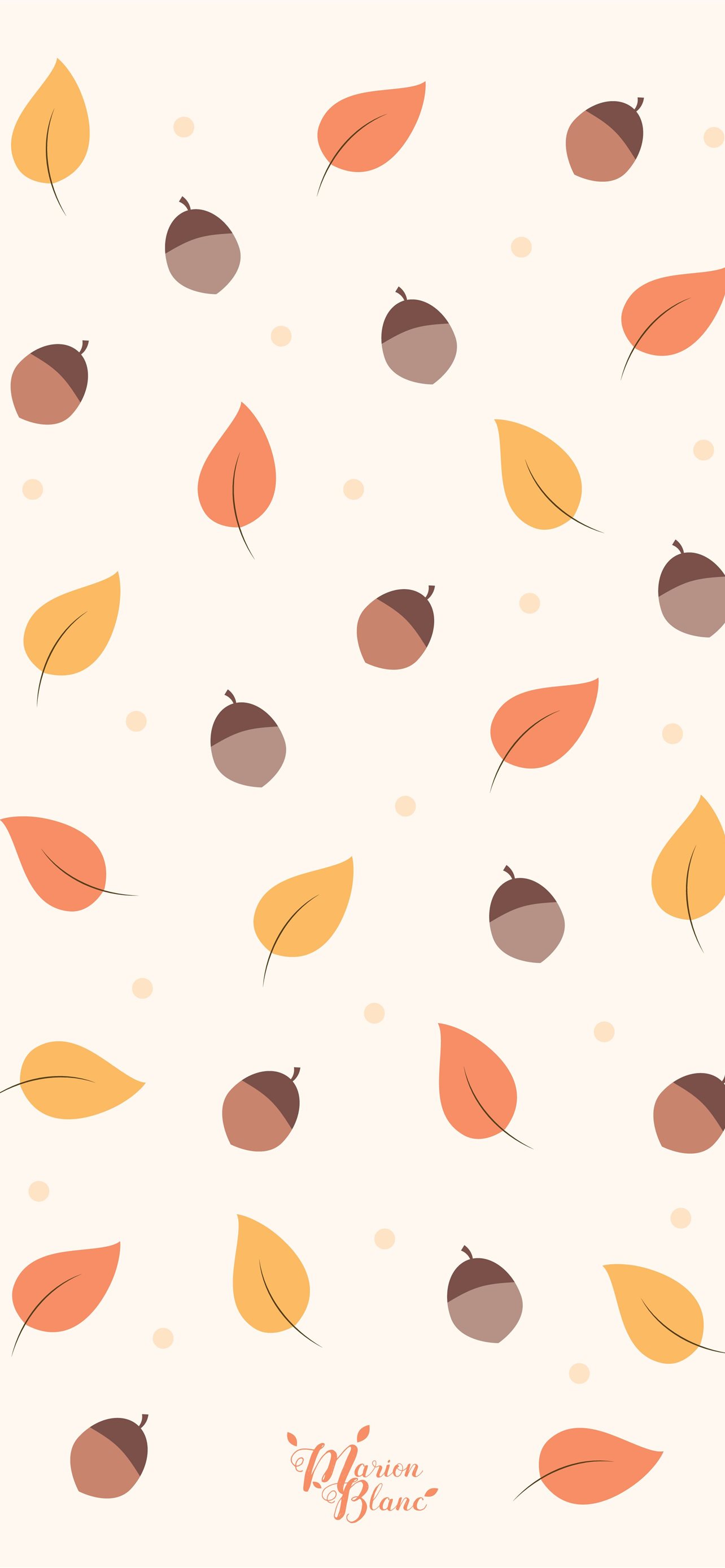Fall Leaf and Fox October 2017 Calendar Wallpaper  Sarah Hearts